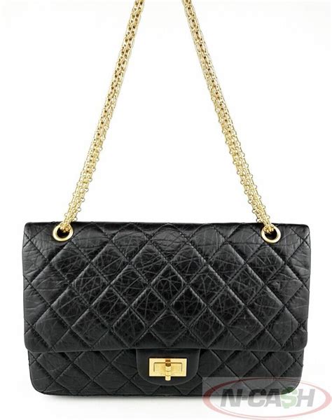 chanel reissue 227 caviar flap bag|2.55 Handbag, Aged calfskin & gold.